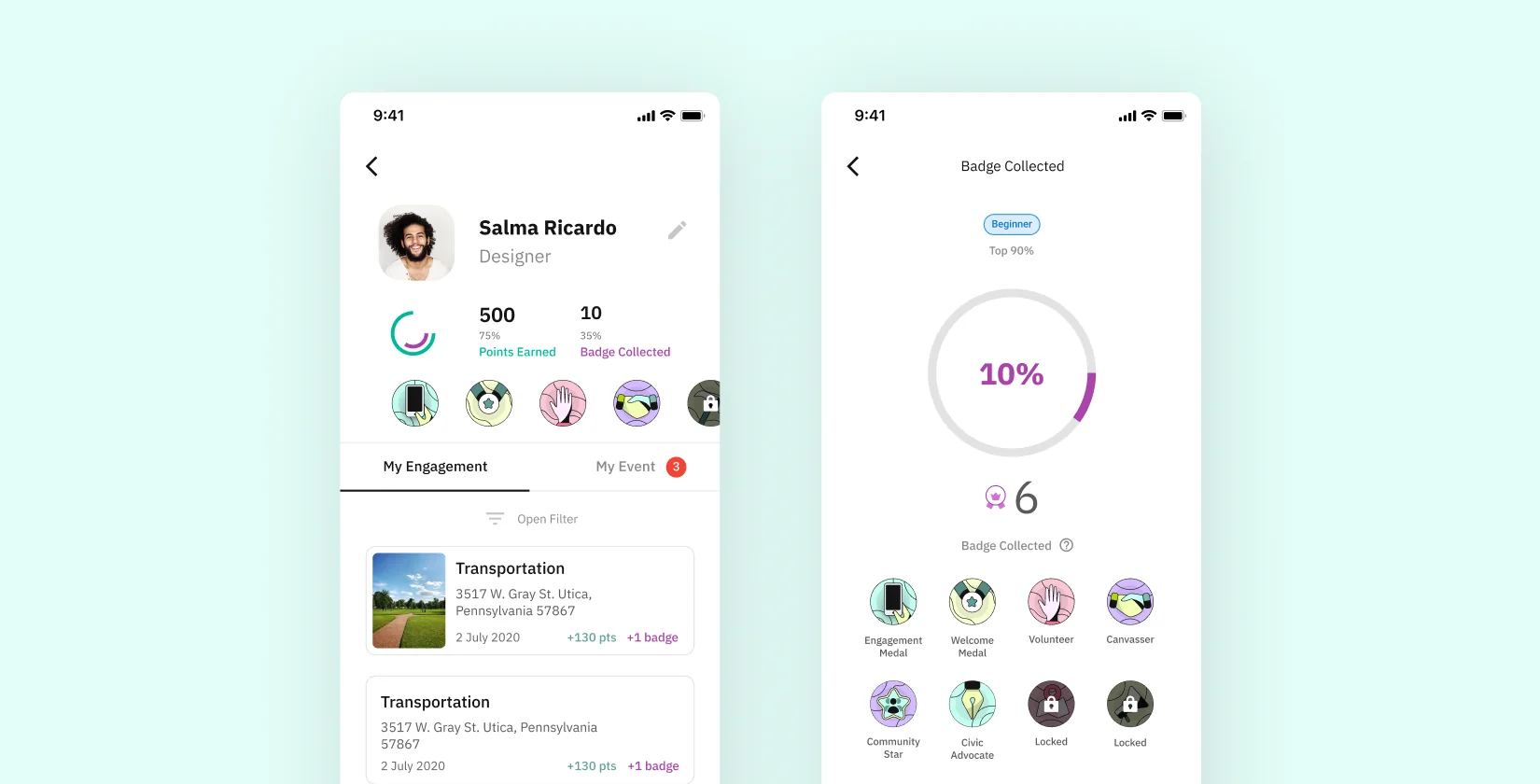 Retention — engagement and gamification features in the Irys mobile app